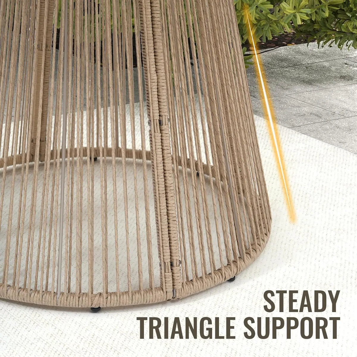 Round Wicker Patio Table