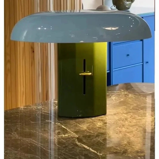 Italian Iron Mushroom Lamp