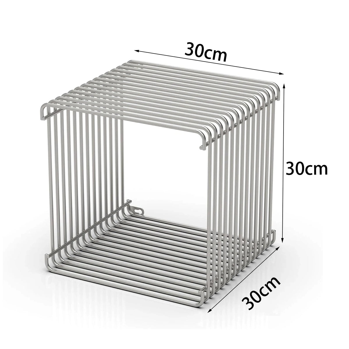 Minimalist Metal Bedside Table