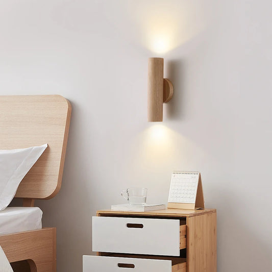 Wooden LED Wall Light