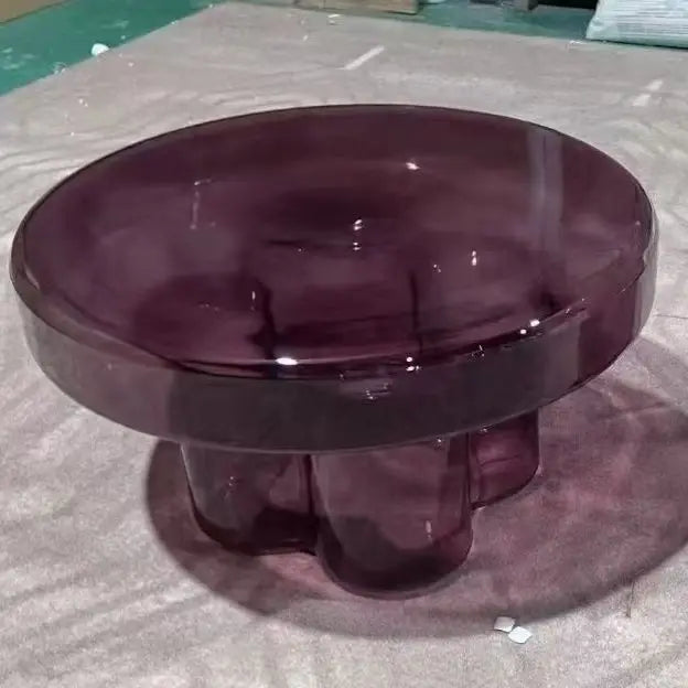 Coloured Glass Coffee Table