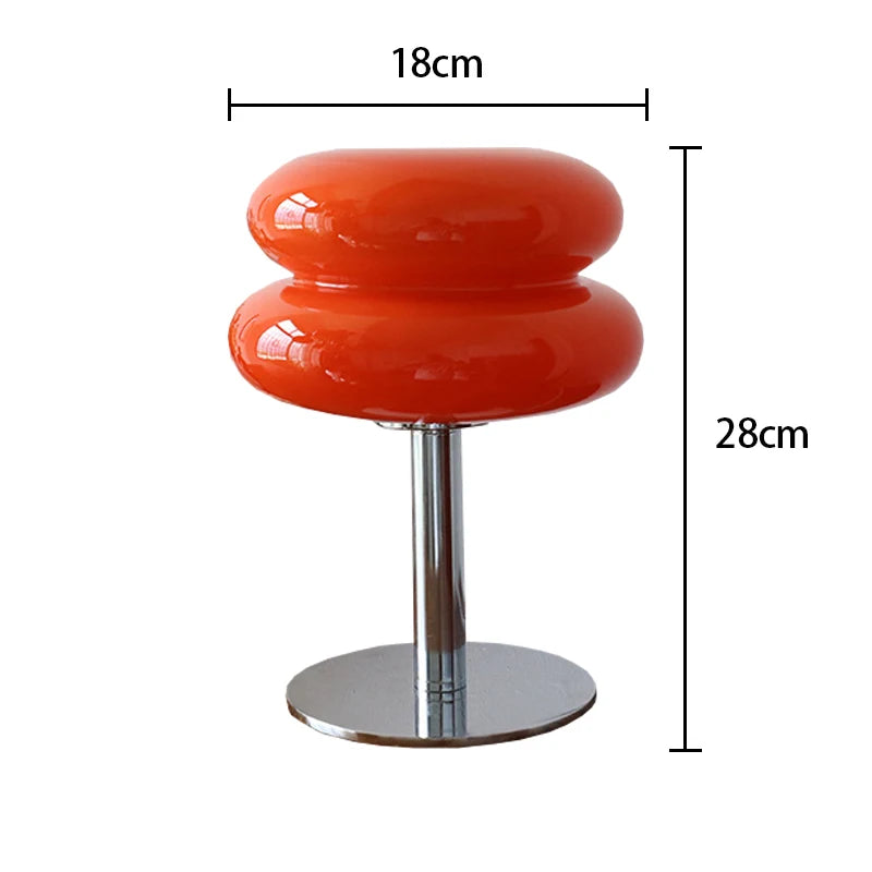 Macaron Glass Dimmable Table Lamp