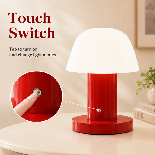 Outdoor Rechargeable Mushroom Lamp