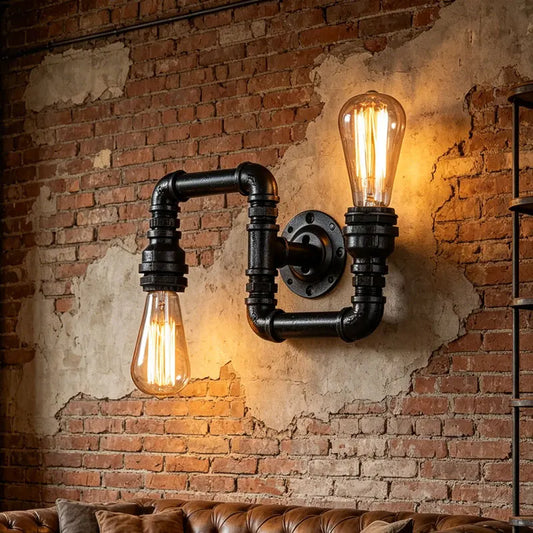 Industrial Pipe Wall Sconce