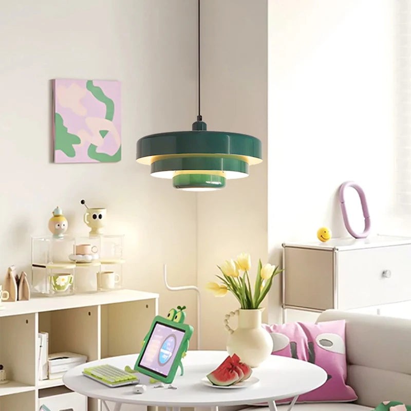 Retro Glass Pendant Chandelier