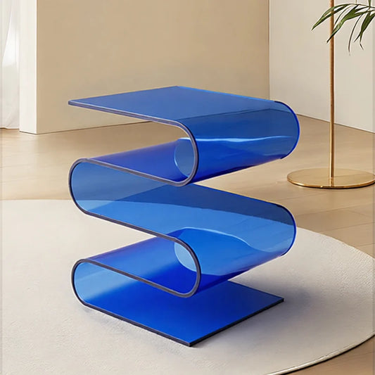 Wavy Acrylic Side Table