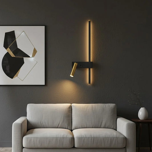Bedside Wall Light with Reading Spotlight