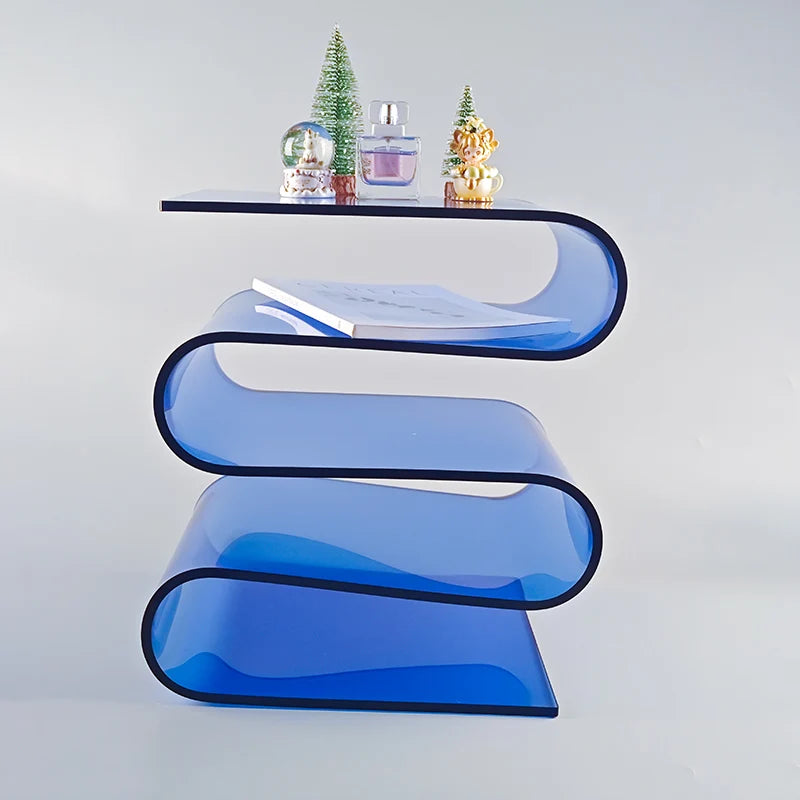 Wavy Acrylic Side Table