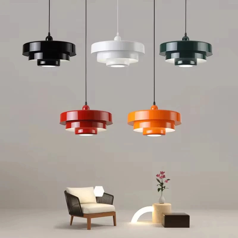 Retro Glass Pendant Chandelier