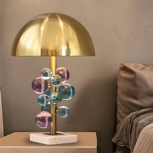 Crystal Column Floor Lamp