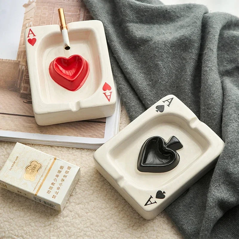 Playing Card Trinket Ashtray