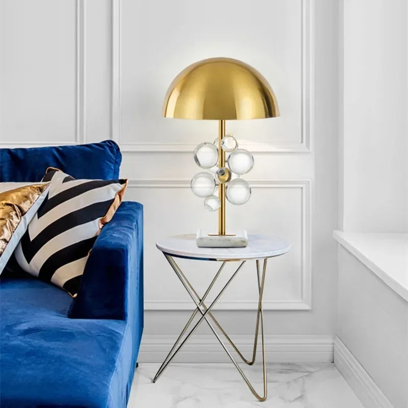 Crystal Column Floor Lamp
