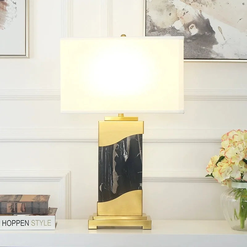Marble Cordless Table Lamp