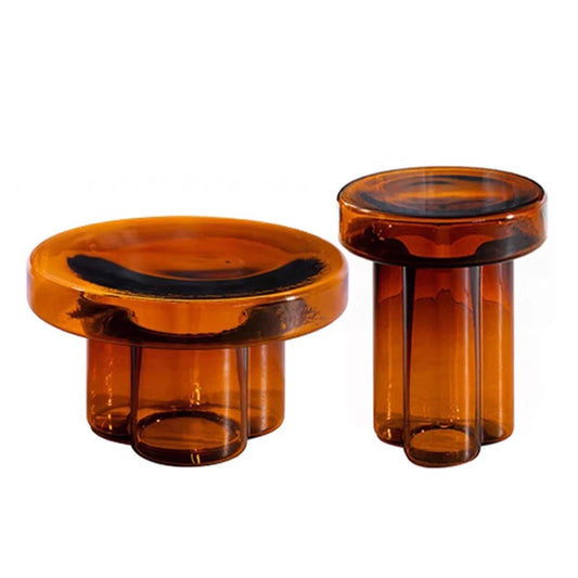 Coloured Glass Coffee Table