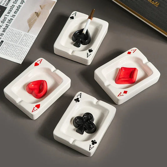 Playing Card Trinket Ashtray