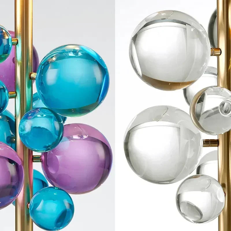 Crystal Column Floor Lamp
