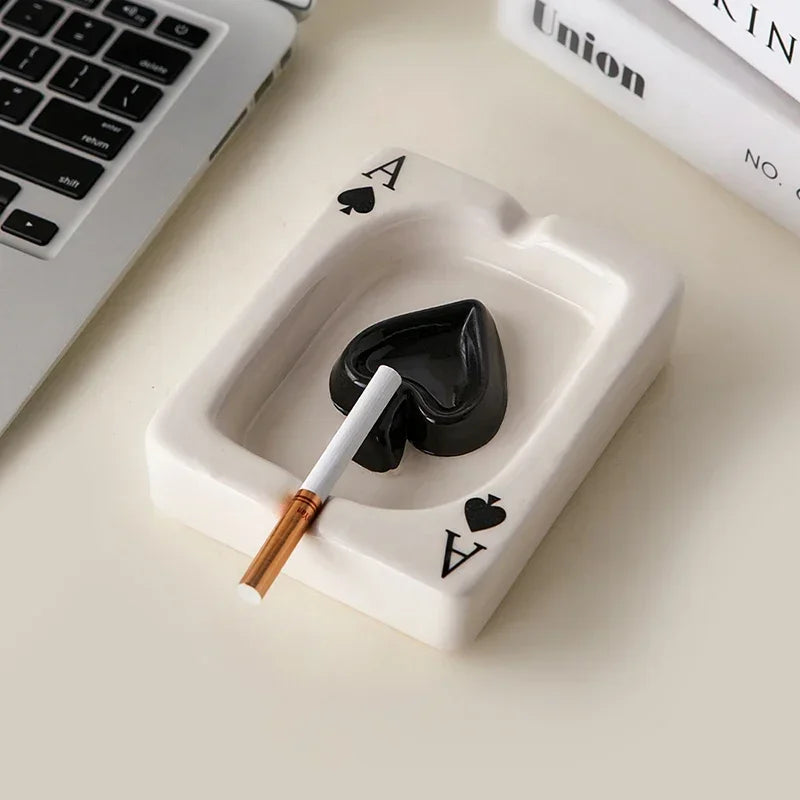 Playing Card Trinket Ashtray