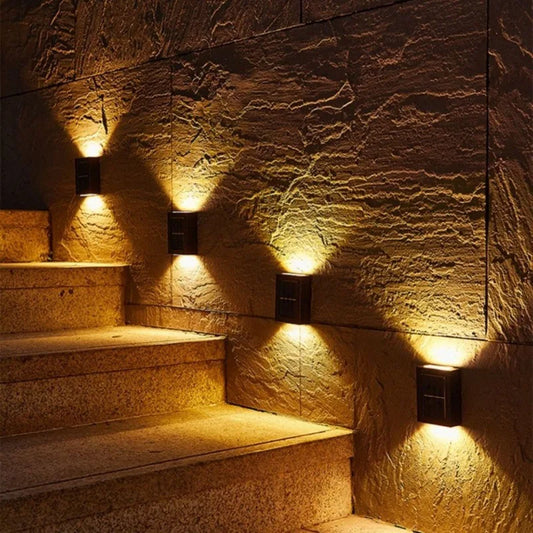 Solar Up and Down Outdoor Wall Light