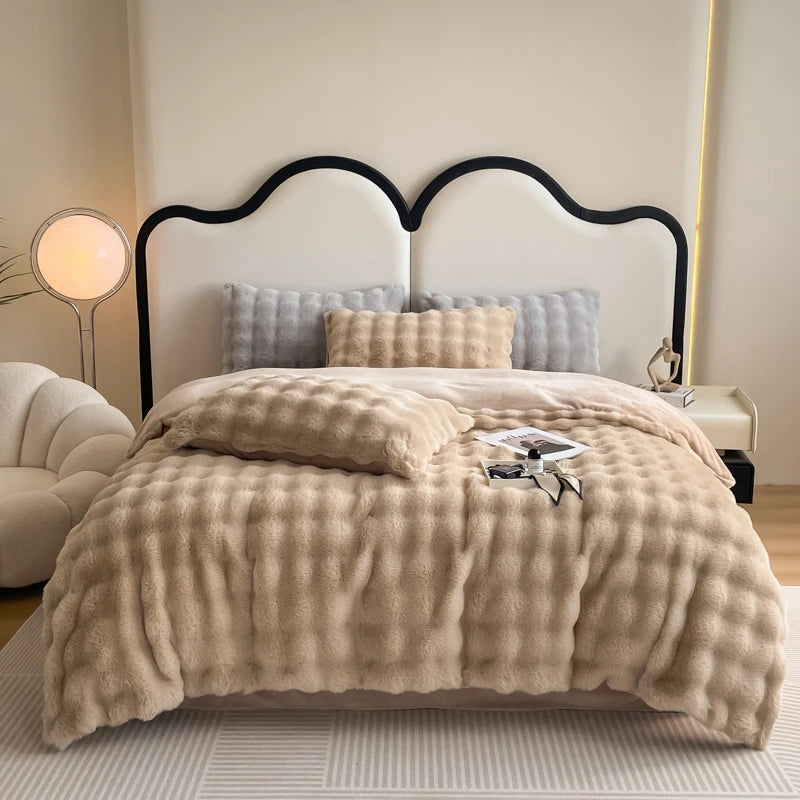 Faux Fur Throw Blanket