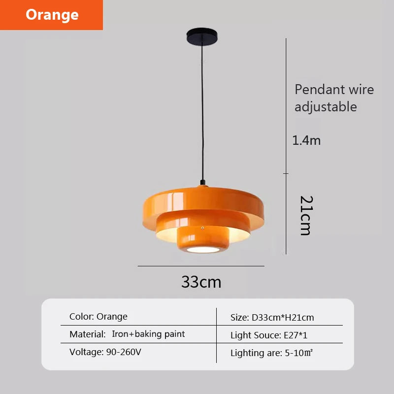 Retro Glass Pendant Chandelier