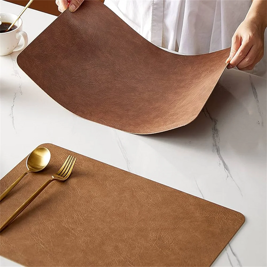 Faux Leather Placemats