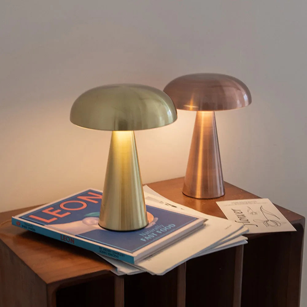 Rechargeable Mushroom Touch Lamp