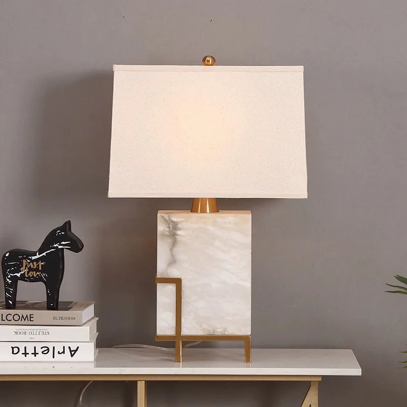 Marble Cordless Table Lamp