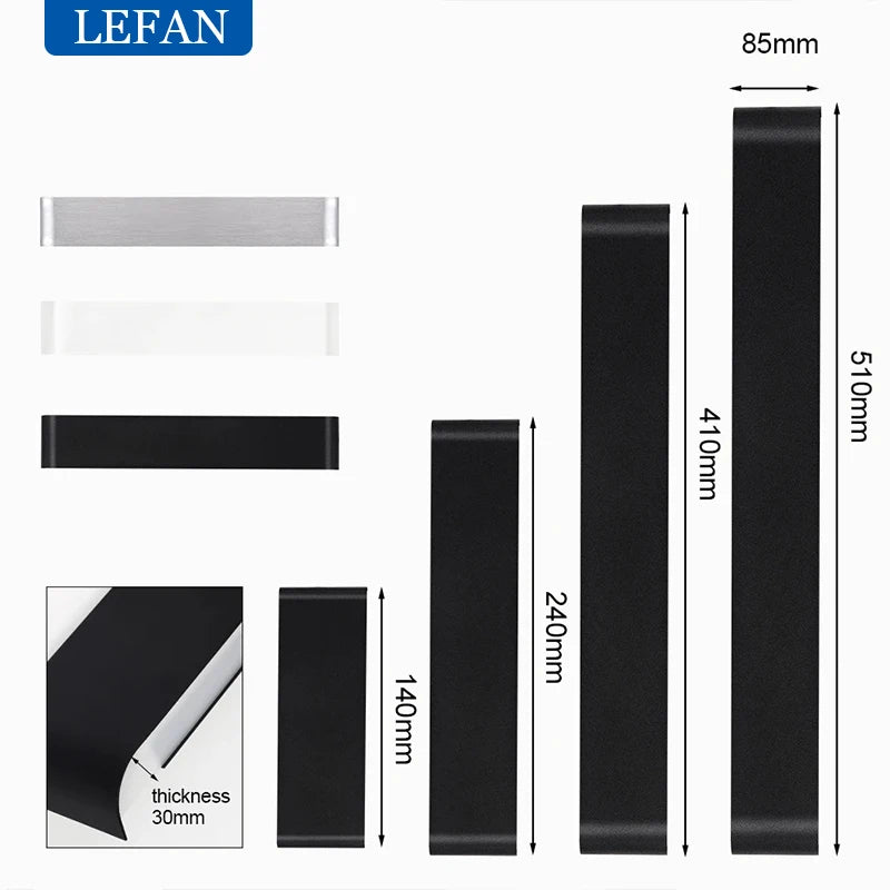 Brushed Aluminium LED Wall Light