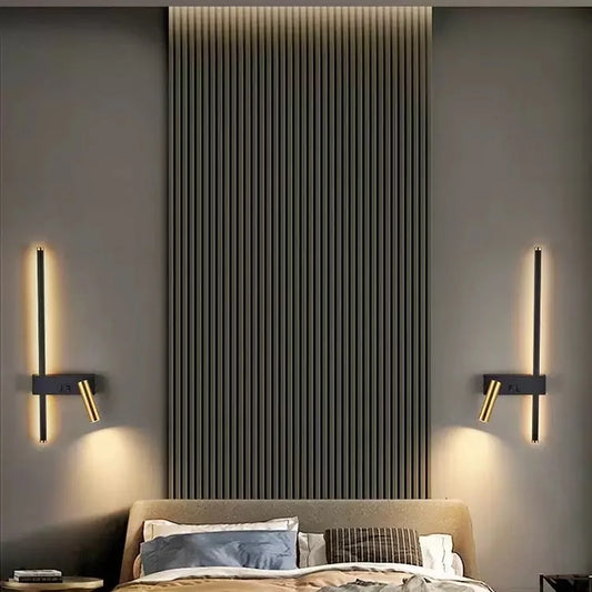 Bedside Wall Light with Reading Spotlight