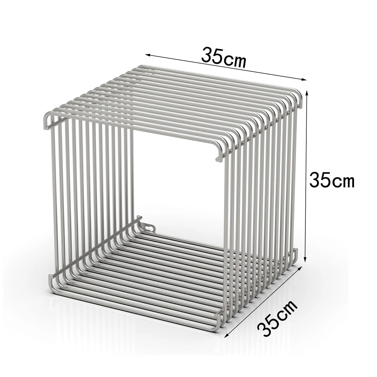Minimalist Metal Bedside Table