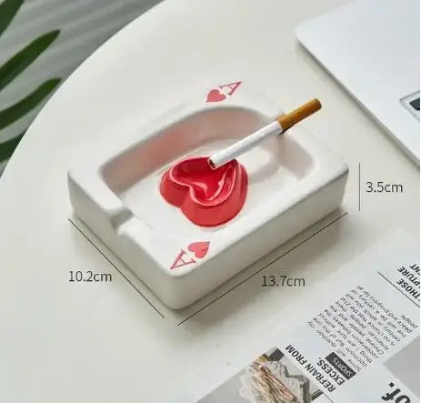 Playing Card Trinket Ashtray