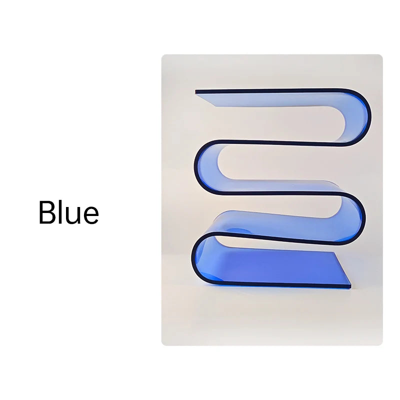 Wavy Acrylic Side Table