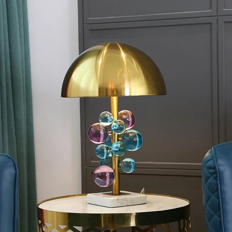 Crystal Column Floor Lamp